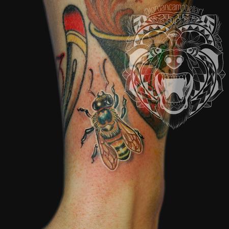 Tattoos - bee wrist filler - 122866